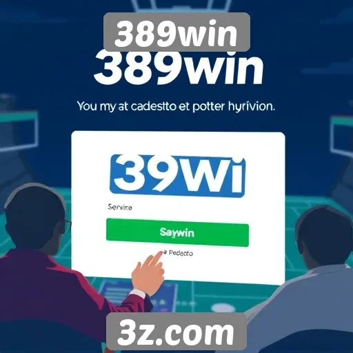 Facilidade de cadastro no site 389win